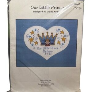 Imaginating Our Little Prince Cross Stitch Kit Diane Arthurs 1667 Birth Record
